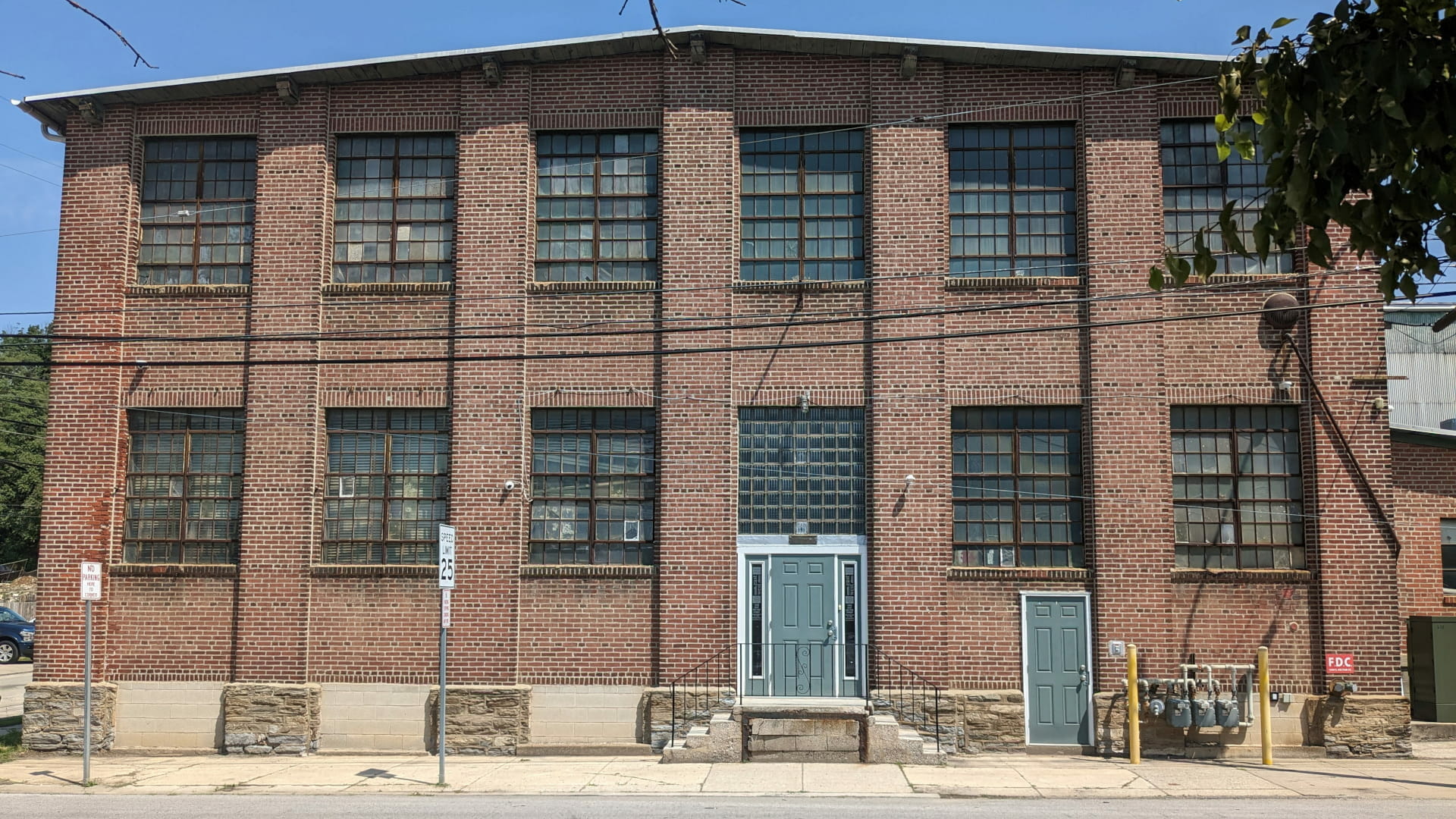 Photo of the East West Label Company building in Conshohocken, PA